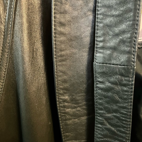 Wilsons leather Dark green chore style jacket size med vintage - Picture 4 of 6